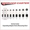 Service Caster 3.5 Inch Blue Polyurethane Swivel 7/8 Inch Expanding Stem Caster Brake, 2PK SCC-EX20S3514-PPUB-BLU-2-TLB-2-MTG41 - alternate 5